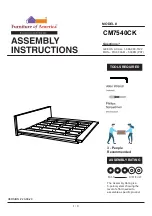 Preview for 1 page of Furniture of America Christie CM7540CK Assembly Instructions Manual