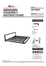 Preview for 1 page of Furniture of America Christie CM7540EK Assembly Instructions Manual