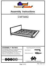 Preview for 1 page of Furniture of America Christie CM7540Q Assembly Instructions Manual