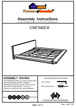 Preview for 7 page of Furniture of America Christie CM7540Q Assembly Instructions Manual