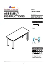 Furniture of America Cilgerran CM3153BN Assembly Instructions Manual preview