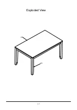 Предварительный просмотр 6 страницы Furniture of America Cilgerran CM3153T Assembly Instructions Manual