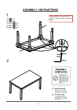 Предварительный просмотр 7 страницы Furniture of America Cilgerran CM3153T Assembly Instructions Manual