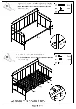 Preview for 5 page of Furniture of America Claremont CM1925BR Assembly Instructions Manual