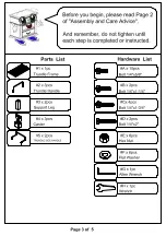 Preview for 8 page of Furniture of America Claremont CM1925BR Assembly Instructions Manual