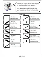 Preview for 3 page of Furniture of America Claren CM-BK939QQ Assembly Instructions Manual