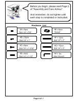 Preview for 4 page of Furniture of America Claren CM-BK939QQ Assembly Instructions Manual
