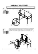 Preview for 9 page of Furniture of America Clarisse CM-DK6148 Assembly Instructions Manual