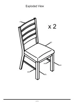 Preview for 6 page of Furniture of America Clary CM3793SC-2PK Assembly Instructions Manual