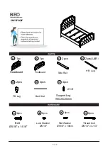 Preview for 5 page of Furniture of America Claudine Beige CM7675Q-BED Assembly Instructions Manual