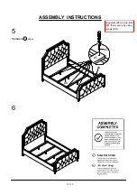 Preview for 10 page of Furniture of America Claudine Beige CM7675Q-BED Assembly Instructions Manual