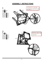 Preview for 8 page of Furniture of America Clayton I CM3933T Assembly Instructions Manual