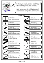 Preview for 3 page of Furniture of America Clement CM-BK928TF Assembly Instructions Manual