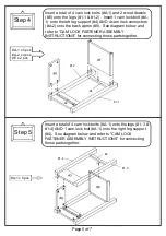 Preview for 6 page of Furniture of America CM-AC102 Assembly Instructions Manual