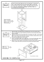 Preview for 7 page of Furniture of America CM-AC102 Assembly Instructions Manual