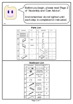 Preview for 3 page of Furniture of America CM-AC103 Assembly Instructions Manual