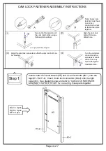 Preview for 4 page of Furniture of America CM-AC103 Assembly Instructions Manual