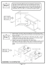 Preview for 7 page of Furniture of America CM-AC103 Assembly Instructions Manual