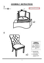 Preview for 7 page of Furniture of America CM-AC261-2PK Assembly Instructions Manual