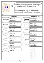 Предварительный просмотр 3 страницы Furniture of America CM-AC293 Assembly Instructions