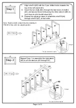 Предварительный просмотр 4 страницы Furniture of America CM-AC293 Assembly Instructions