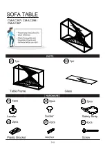 Preview for 5 page of Furniture of America CM-AC297 Assembly Instructions Manual