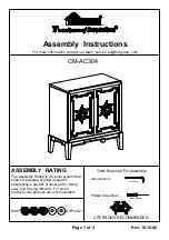 Furniture of America CM-AC304 Assembly Instructions preview