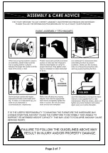 Preview for 2 page of Furniture of America CM-AC336-3A Assembly Instructions Manual