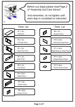 Preview for 3 page of Furniture of America CM-AC336-3A Assembly Instructions Manual