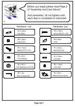 Preview for 4 page of Furniture of America CM-AC336-3A Assembly Instructions Manual