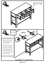 Preview for 7 page of Furniture of America CM-AC336-3A Assembly Instructions Manual