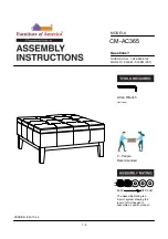 Furniture of America CM-AC365 Assembly Instructions Manual preview