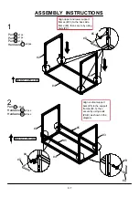 Preview for 6 page of Furniture of America CM-AC386 Assembly Instructions Manual