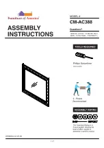 Furniture of America CM-AC388 Assembly Instructions Manual preview