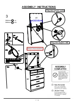 Preview for 7 page of Furniture of America CM-AC405-C Assembly Instructions Manual