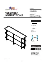 Furniture of America CM-AC563 Assembly Instructions Manual preview