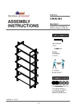 Preview for 1 page of Furniture of America CM-AC564 Assembly Instructions Manual