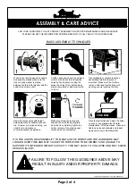 Preview for 2 page of Furniture of America CM-AC572 Assembly Instructions