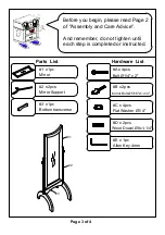 Preview for 3 page of Furniture of America CM-AC572 Assembly Instructions