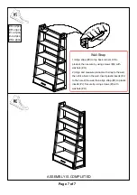 Preview for 7 page of Furniture of America CM-AC592 Assembly Instructions Manual