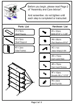 Preview for 3 page of Furniture of America CM-AC6048 Assembly Instructions