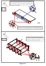 Preview for 4 page of Furniture of America CM-AC6048 Assembly Instructions