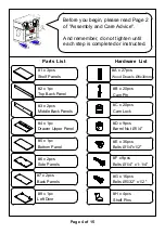 Preview for 4 page of Furniture of America CM-AC6059 Assembly Instructions Manual