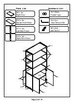 Preview for 5 page of Furniture of America CM-AC6059 Assembly Instructions Manual