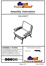 Furniture of America CM-AC6077 Assembly Instructions Manual preview