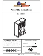 Furniture of America CM-AC6260 Assembly Instructions Manual preview