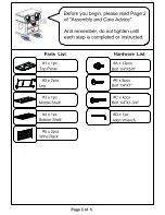 Preview for 3 page of Furniture of America CM-AC6277-3A Assembly Instructions