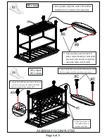 Preview for 5 page of Furniture of America CM-AC6277-3A Assembly Instructions