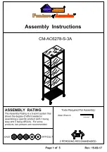 Preview for 1 page of Furniture of America CM-AC6278-S-3A Assembly Instructions