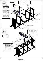 Preview for 4 page of Furniture of America CM-AC6278-S-3A Assembly Instructions